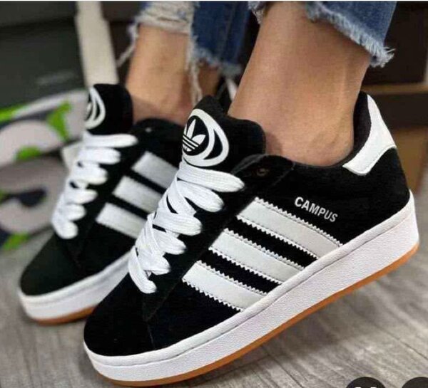 Baskets Adidas Campus Noir & Blanc