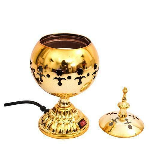 Brûleur encens électrique doré