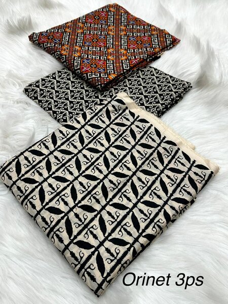 Orient lawn 3 pc.  Dc free. 22 design available