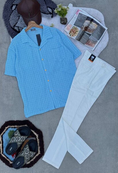 Ensemble chemise et pantalon été