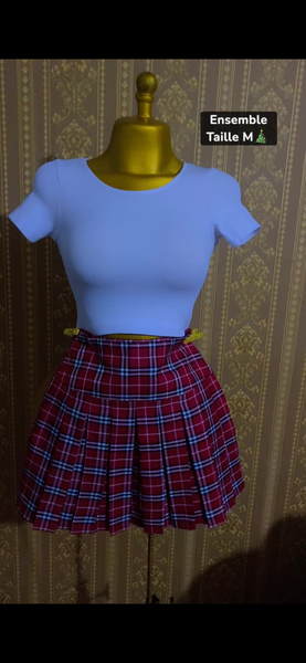 Ensemble jupe T-shirt tendance