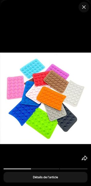 Plaques de construction colorées