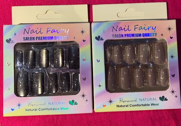 Faux ongles avec colle