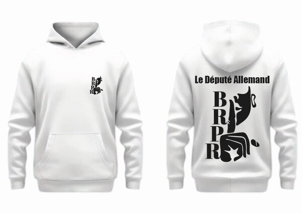 Sweat à Capuche Blanc Original