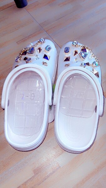 Glitter crocs