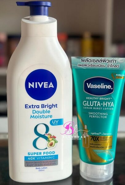 Nivea & Vaseline Smoothing & Radiant Combo