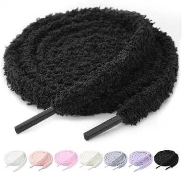 Lacets en peluche confortables