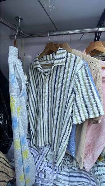 Chemise Rayée Homme Zara