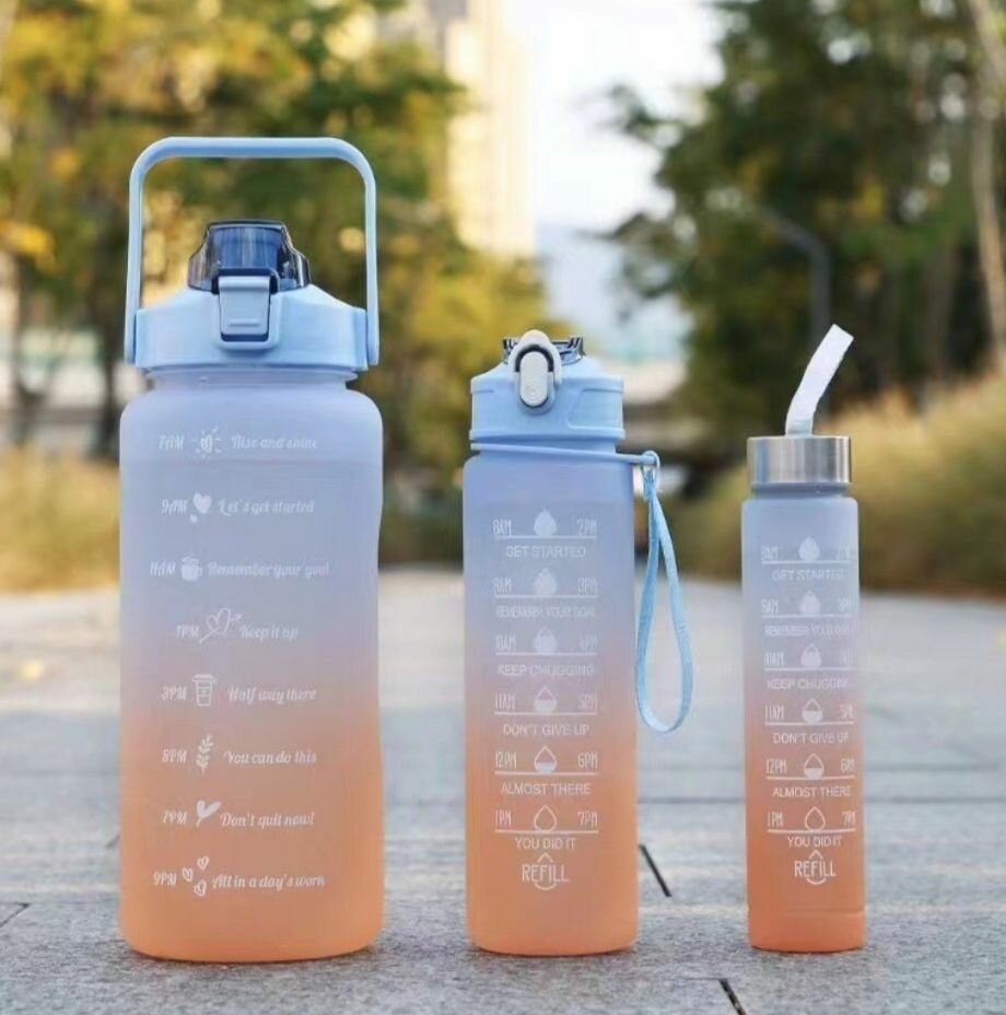 Bouteille d'eau motivante