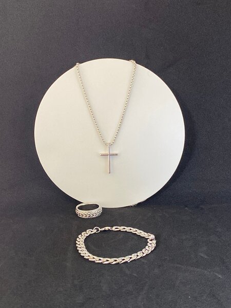 Ensemble Bijoux en Argent Stylé