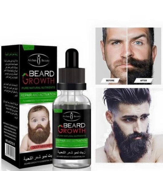 Produit pour faire pousser les barbes