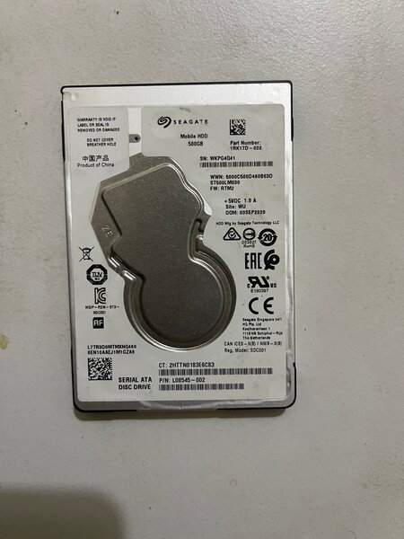 Disque Dur Seagate 500GB SATA