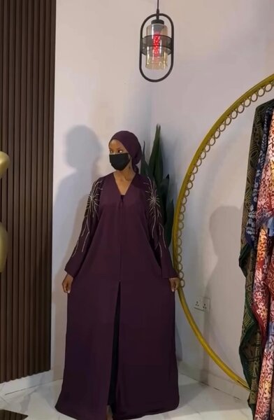 Elegant Embroidered Abaya