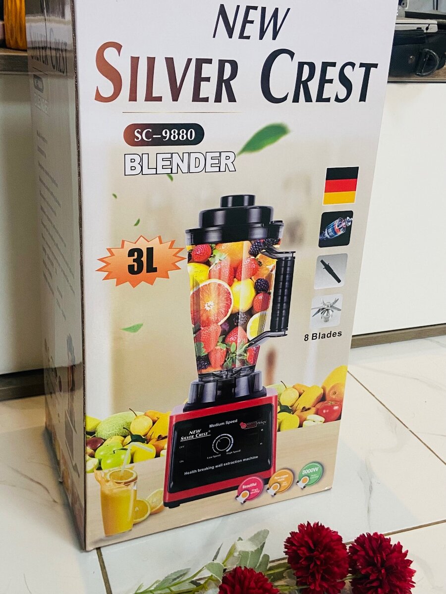 2 in 1 Silver Crest Blender 3L