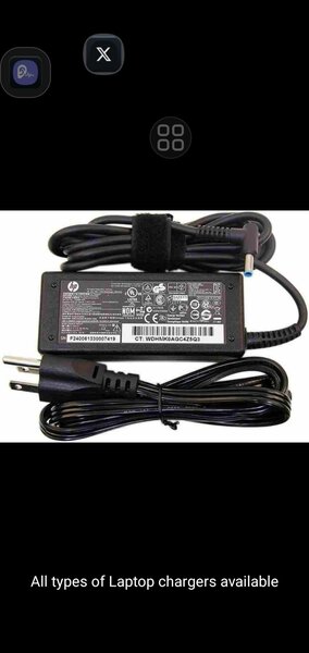 All types of laptop chargers
