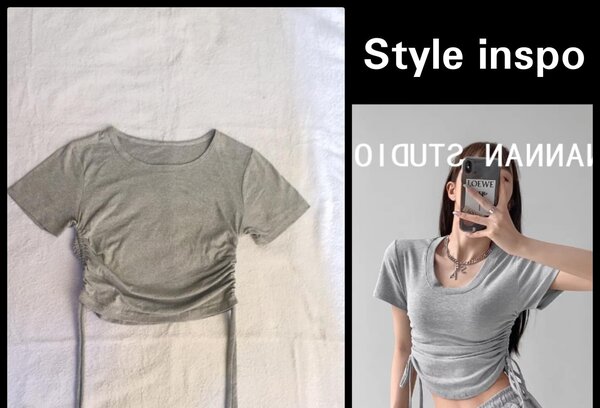 Salaula crop tops and tops