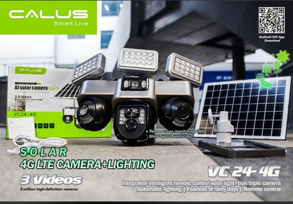 Caméra solaire 4G LTE