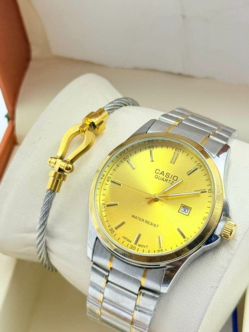 Montre Homme Quartz Casio Élégante