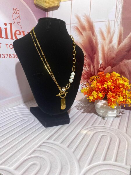 Chaîne au cou, inoxydable,rare