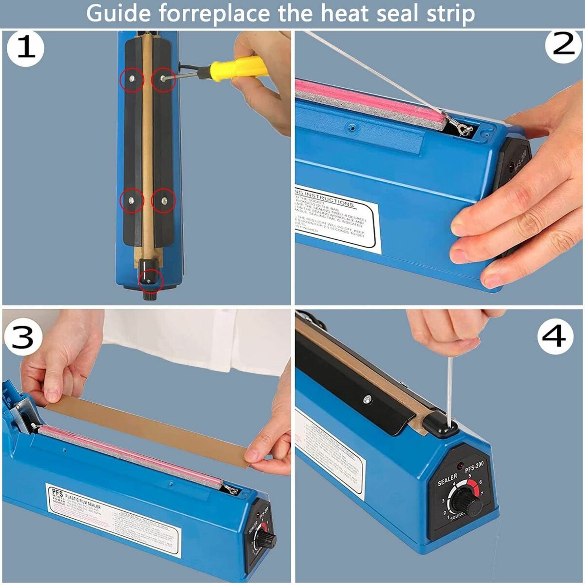 Scelleuse Thermique Plastique Professionnelle