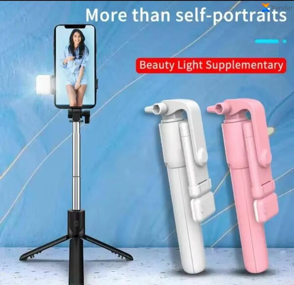 trépied avec ring light