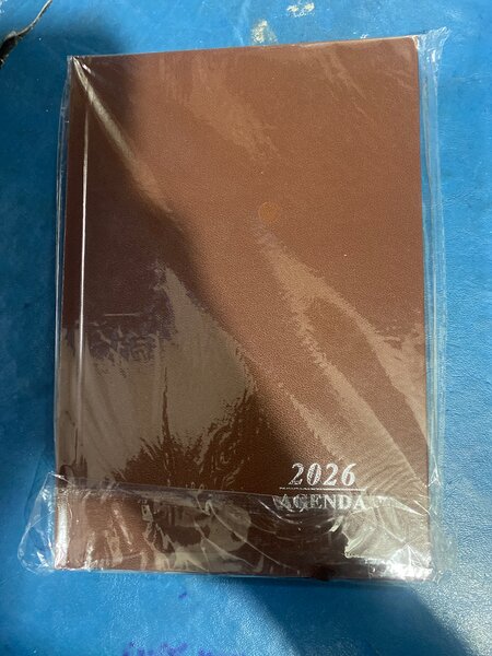 Agenda 2026 en cuir élégant