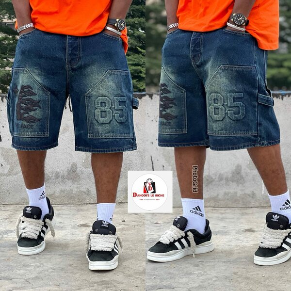 Short en Jean "85" Homme