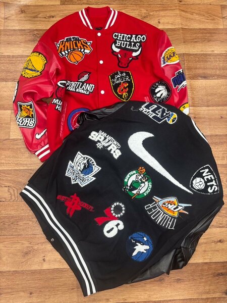 Vestes varsity patchwork