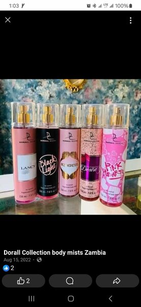 Body Mists by Dorall Collection