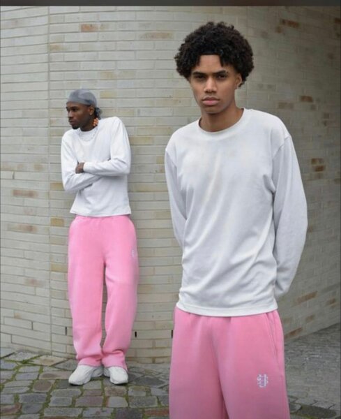 Pantalon de survêtement rose élégant