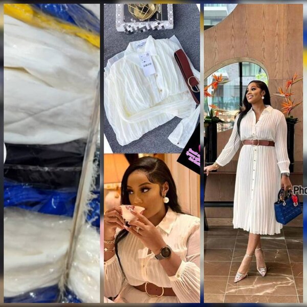 Robe orange élégante