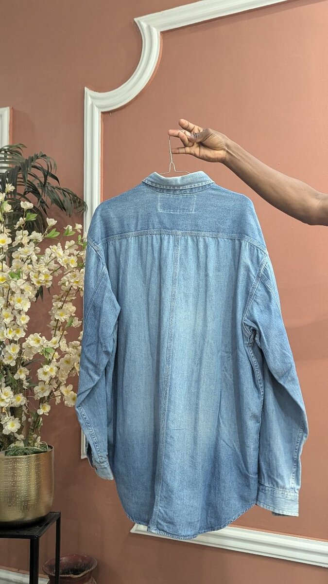 Chemise en jean décontractée