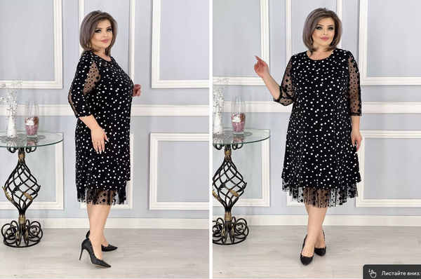 Платье нарядная больших размеров летнее