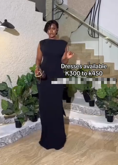 Women's Long Black Dress