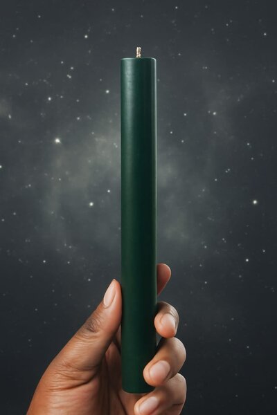 Bougie Longue Vert Foncé