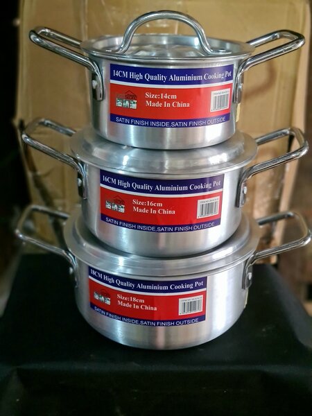 3pièce Casseroles en Aluminium