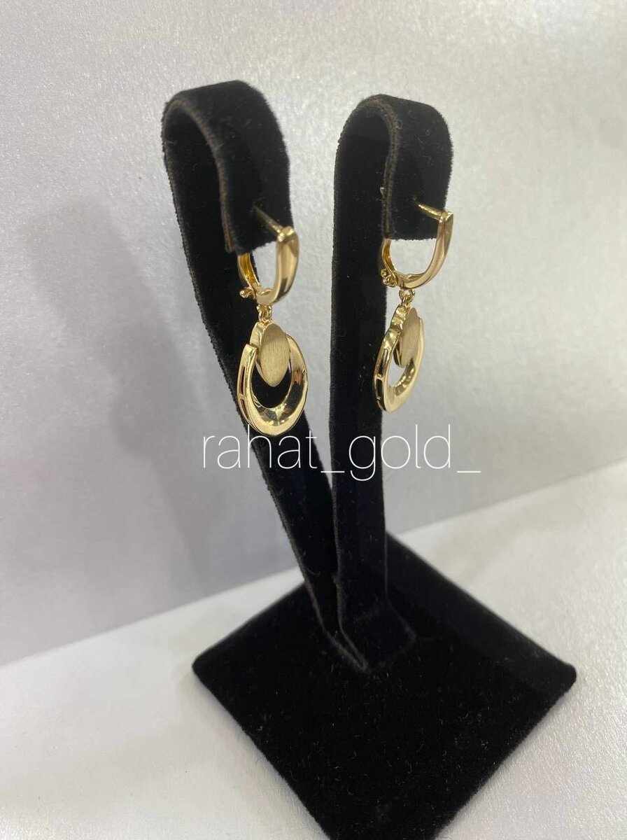 Висячие серьги на каждодневную носку