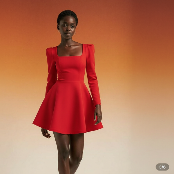 Robe Rouge Élégante