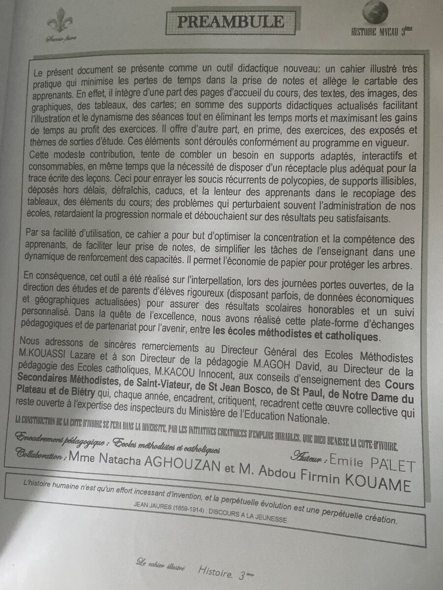 Cahier illustré d'Histoire 3e