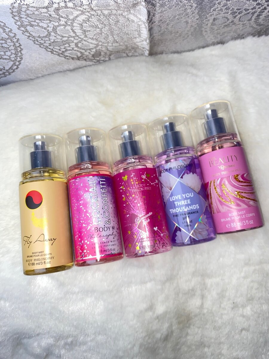 Lot de Brumes Corporelles Parfumées