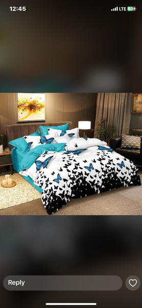 2 combination bedsheet with 5 pillow cases