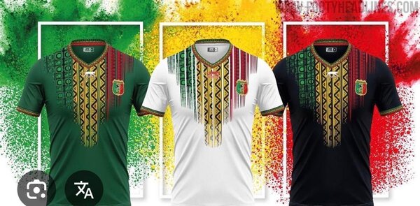 Maillots de football malien