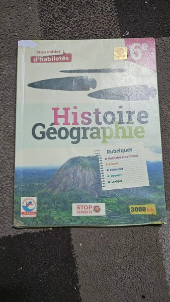 Cahier Histoire Géographie 6e