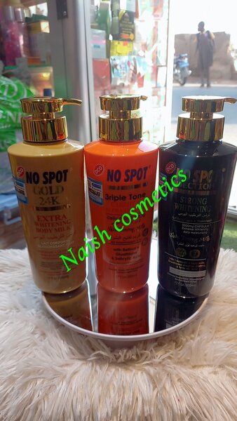 No spot bodylotion and face cream