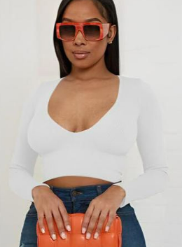 Ribbed body top
