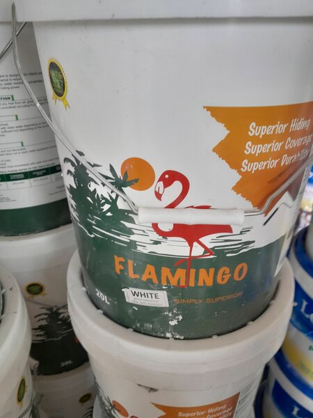 Flamingo paint