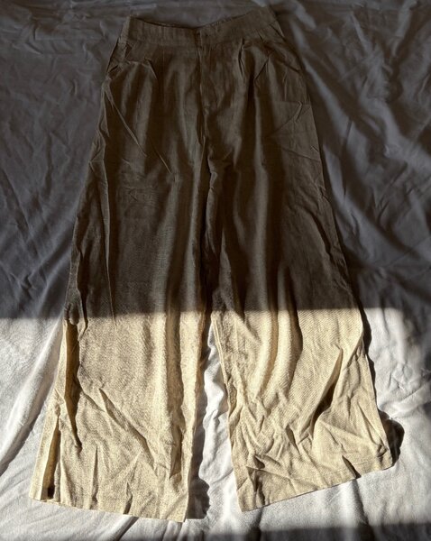 Новые двойка-костюм Лён(жилет и штаны)