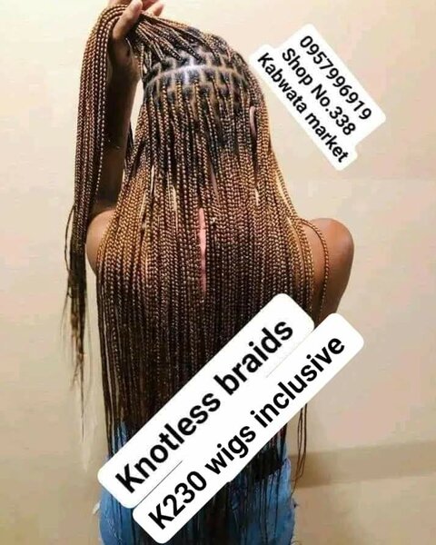 Knotless braids