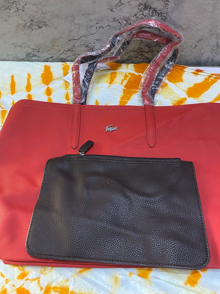 Sac Cabas Rouge Lacoste