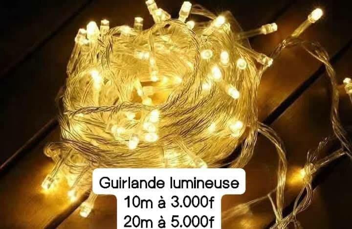 Guirlande LED lumineuse décorative